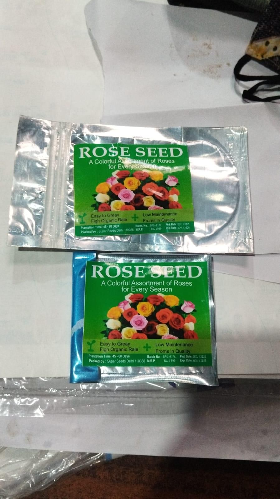 Rose seeds and Free Plant growth Serum Buy 1 Get 1 Free